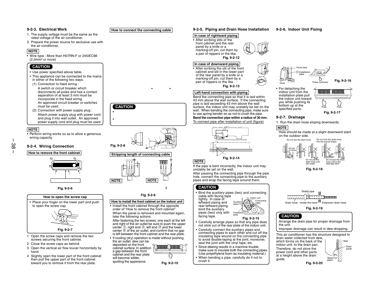 Toshiba RAS-10YKV-E User Manual | Page 38 / 79