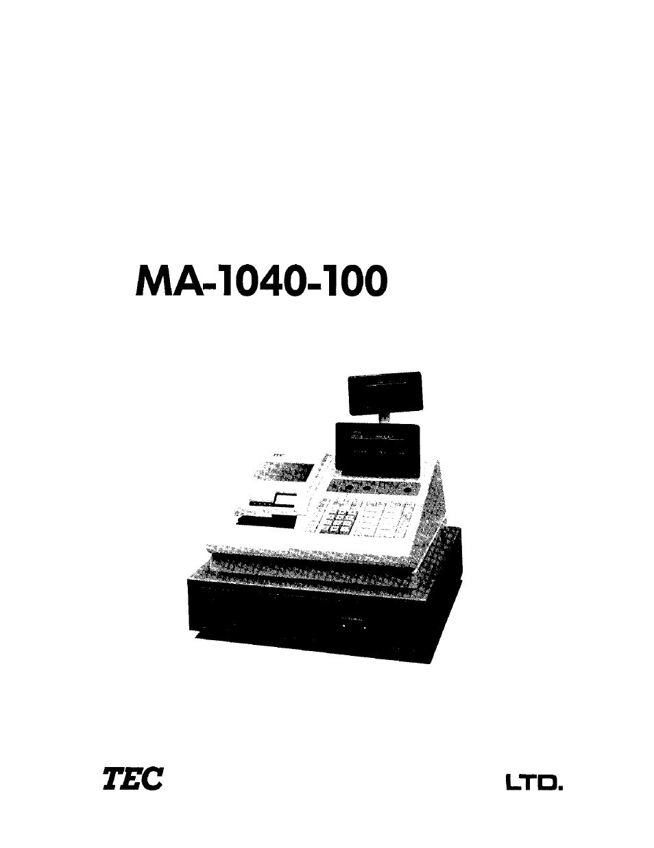 Toshiba TEC MA-1040-100 Series User Manual | 48 pages