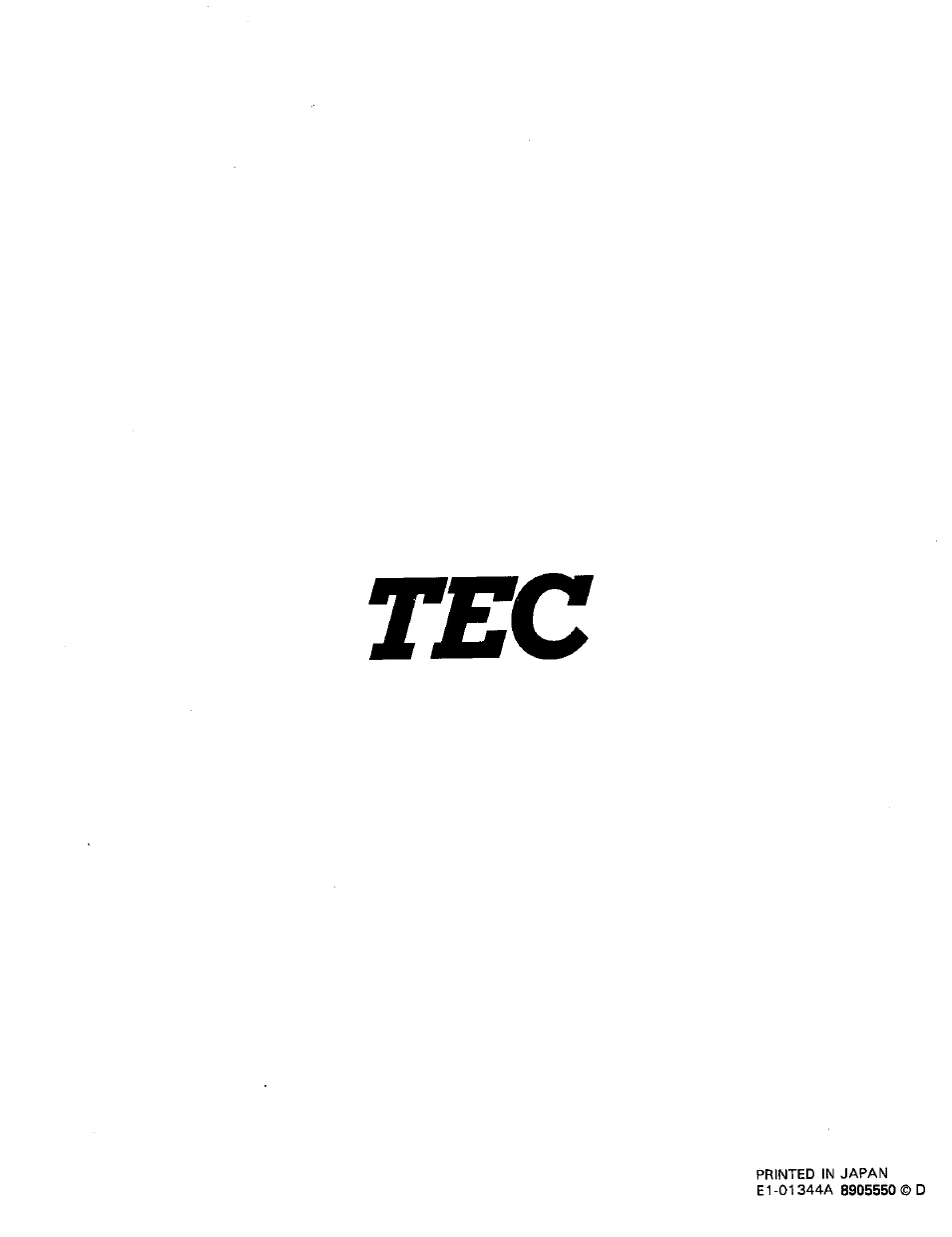 Toshiba TEC MA-1040-100 Series User Manual | Page 48 / 48