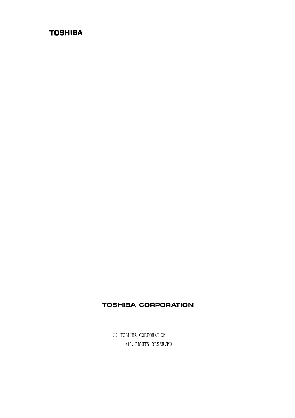 Toshiba XIDF-038A User Manual | 23 pages