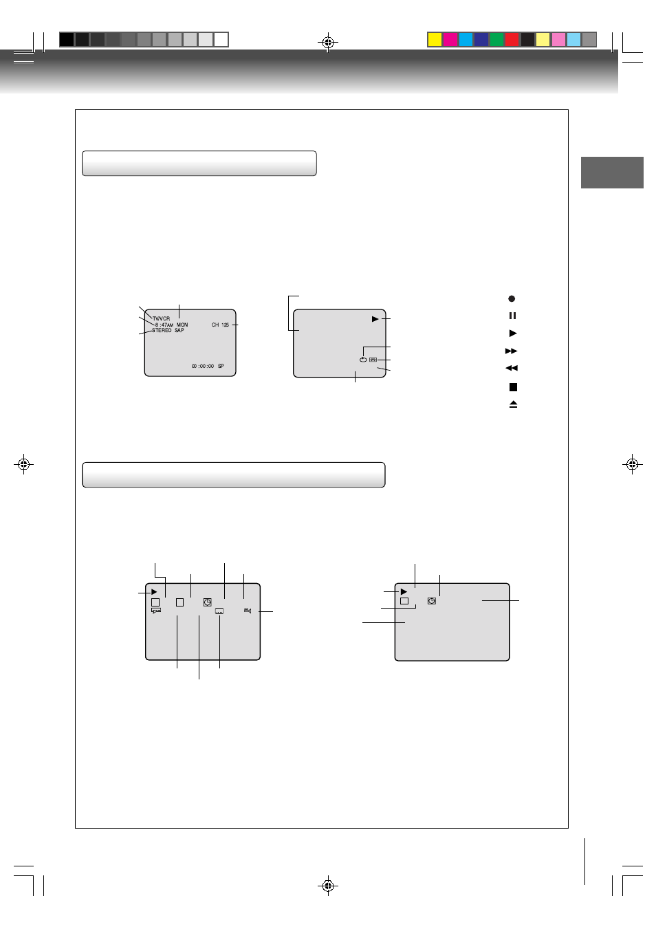 Tv/vcr operation status, Dvd/audio cd/video cd operation status | Toshiba MW24FN3/R User Manual | Page 11 / 68
