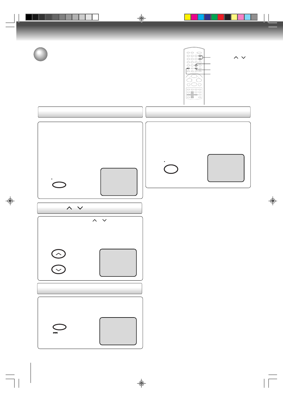 Tv operation (continued), Sleep, Mute | Channel, Channel return | Toshiba MW24FN3/R User Manual | Page 24 / 68