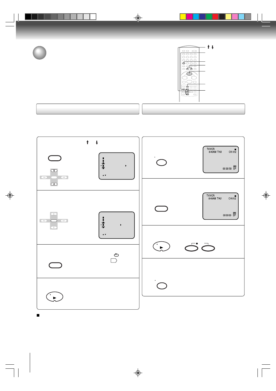 Convenient function, Repeat playback, Using the real time tape counter | Toshiba MW24FN3/R User Manual | Page 38 / 68
