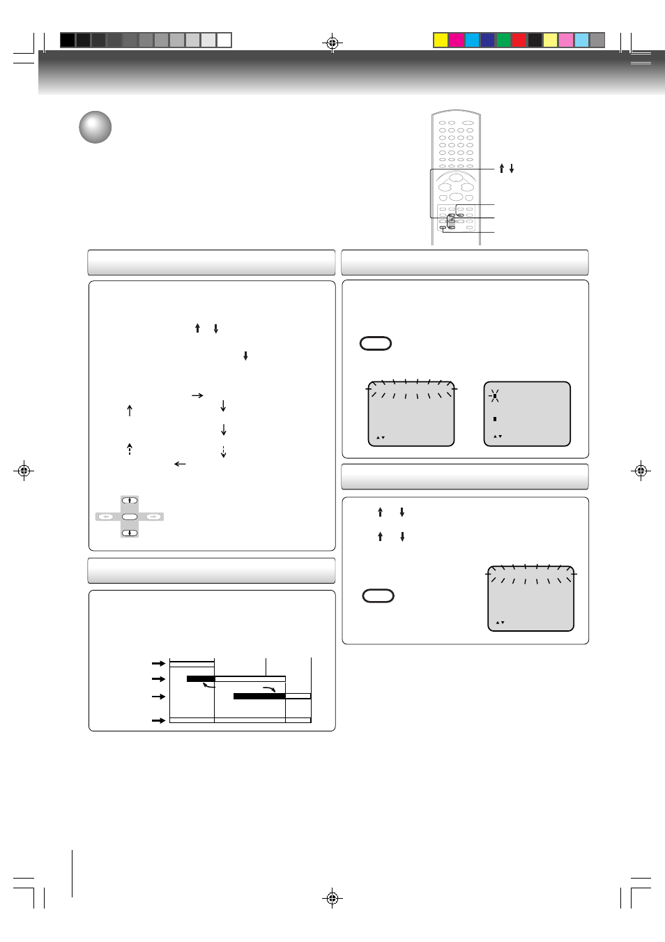Timer recording (continued), If the programs overlap another, Recording (vcr) | Twice) (once), Enter program, Cancel | Toshiba MW24FN3/R User Manual | Page 44 / 68