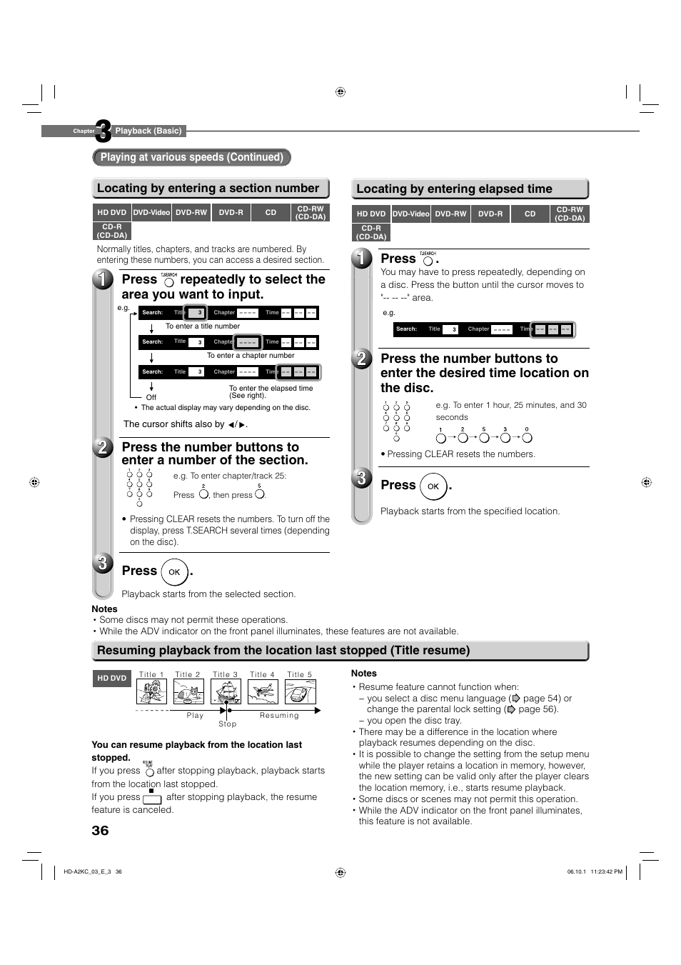 Press | Toshiba HD-A2KC User Manual | Page 36 / 72