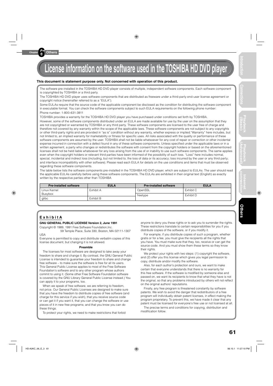 Toshiba HD-A2KC User Manual | Page 61 / 72