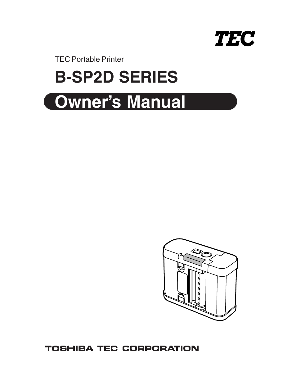 Toshiba B-SP2D User Manual | 50 pages