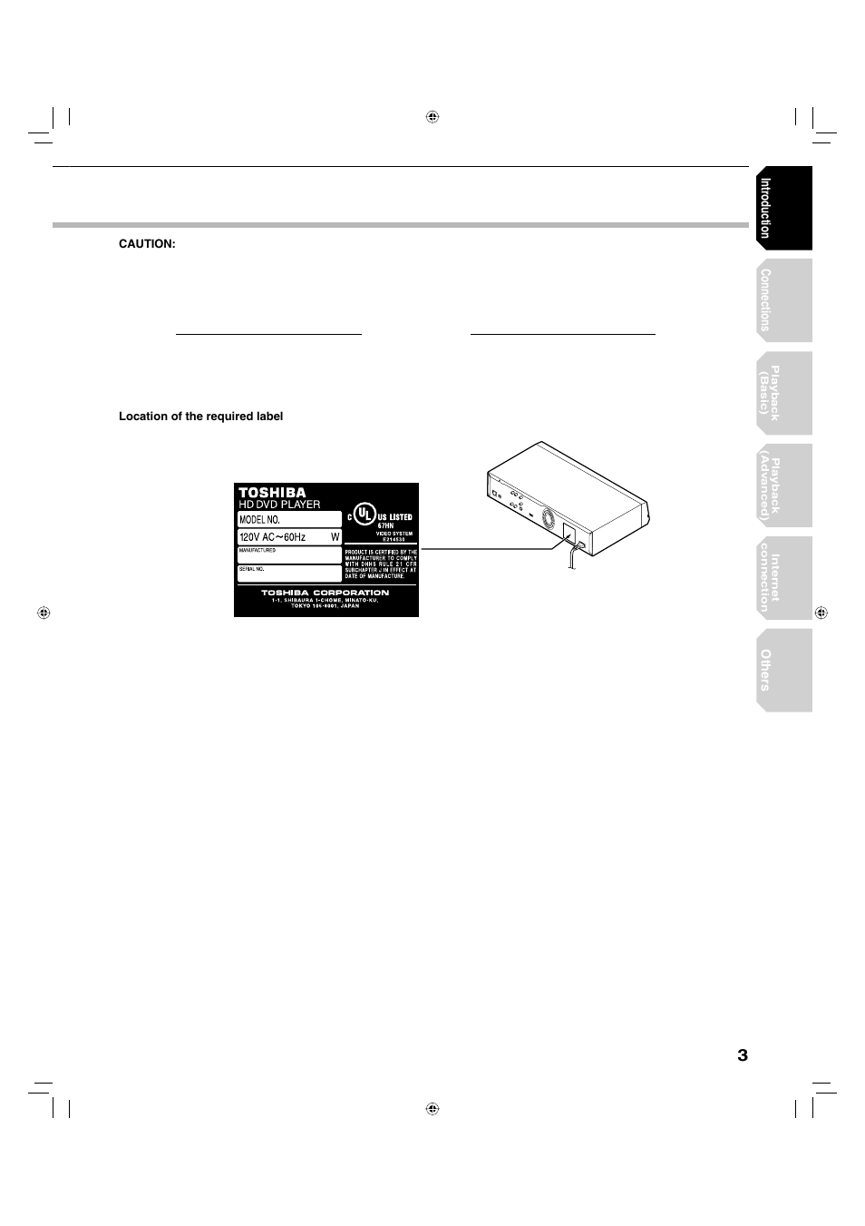 Toshiba HD-A20KU User Manual | Page 3 / 76