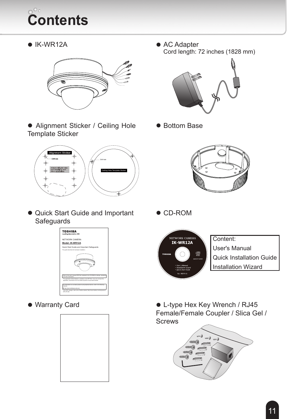 Toshiba 625012200G User Manual | Page 11 / 24