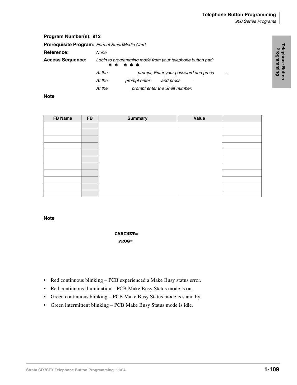 Toshiba STRATA CIX User Manual | Page 113 / 144