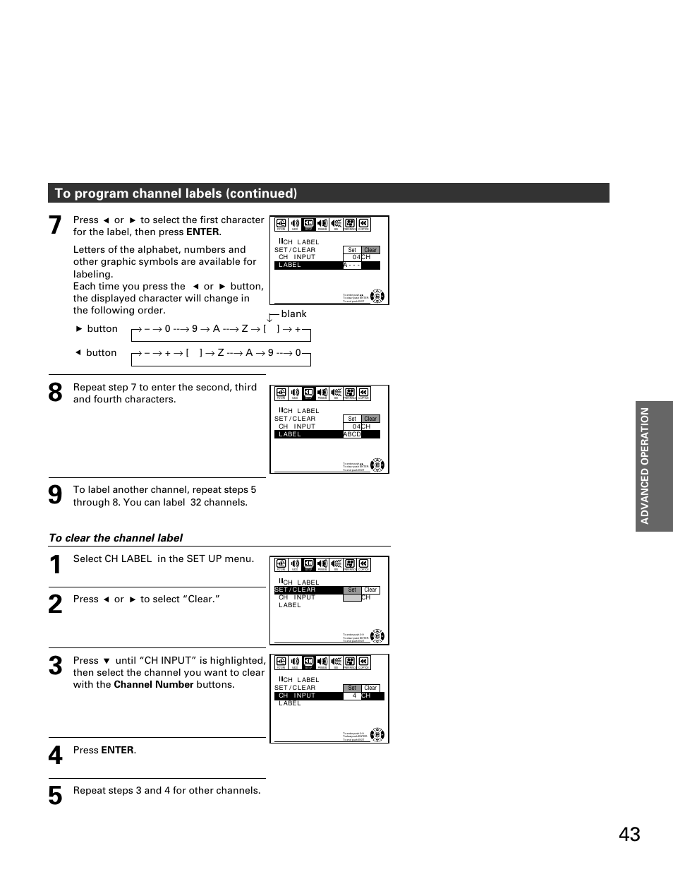 Toshiba TP 50H60 User Manual | Page 43 / 63