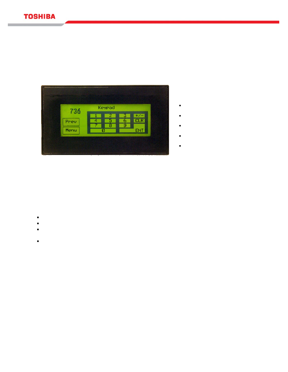 Toshiba OIS50 User Manual | 2 pages