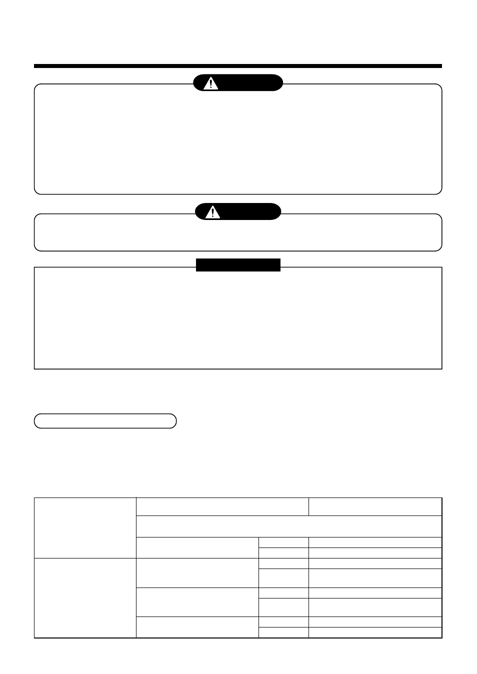 Electric work, Warning, Caution | Toshiba MMK-AP0092H User Manual | Page 15 / 29
