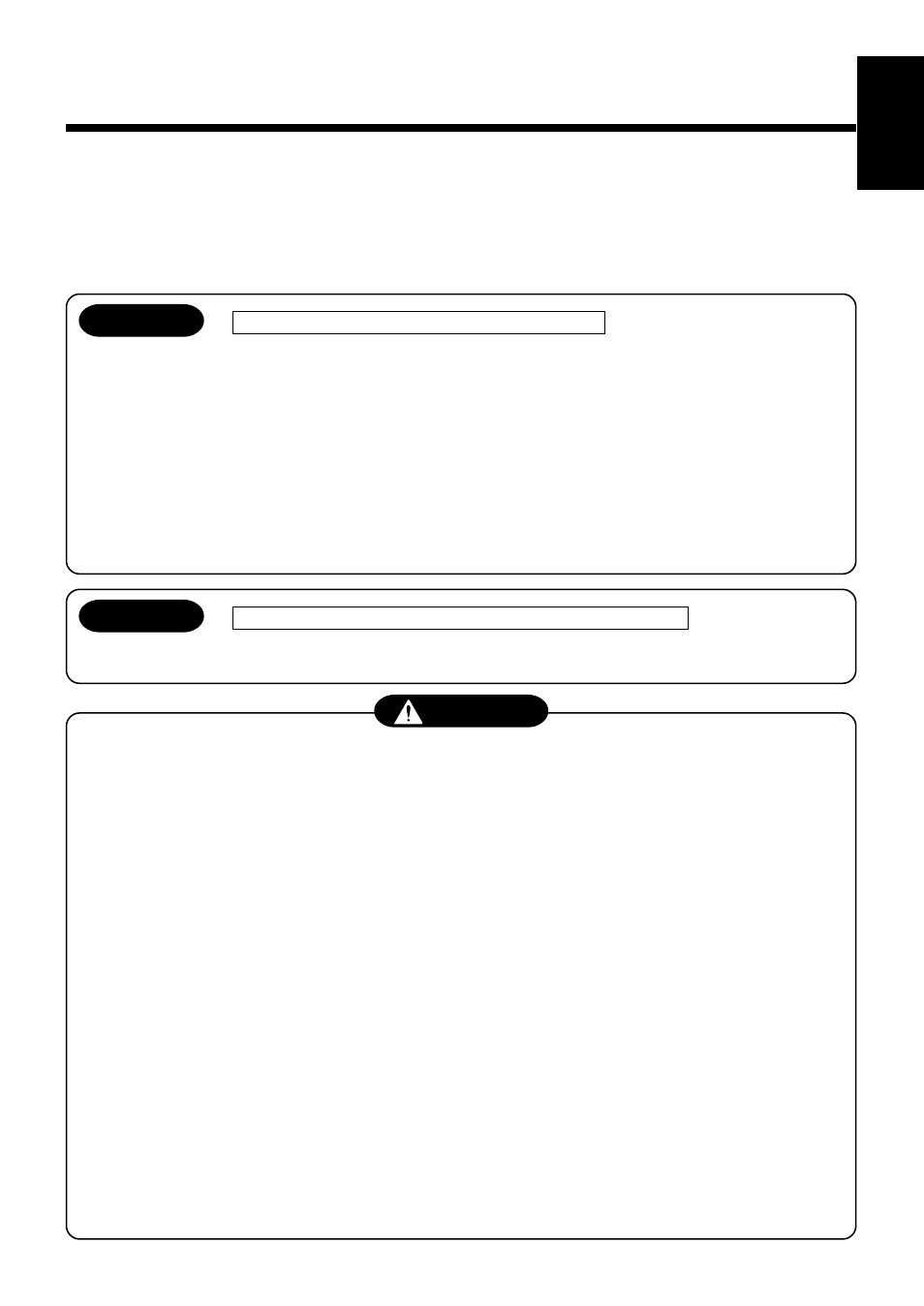 Precautions for safety, Caution, Warning | Toshiba MMK-AP0092H User Manual | Page 5 / 29