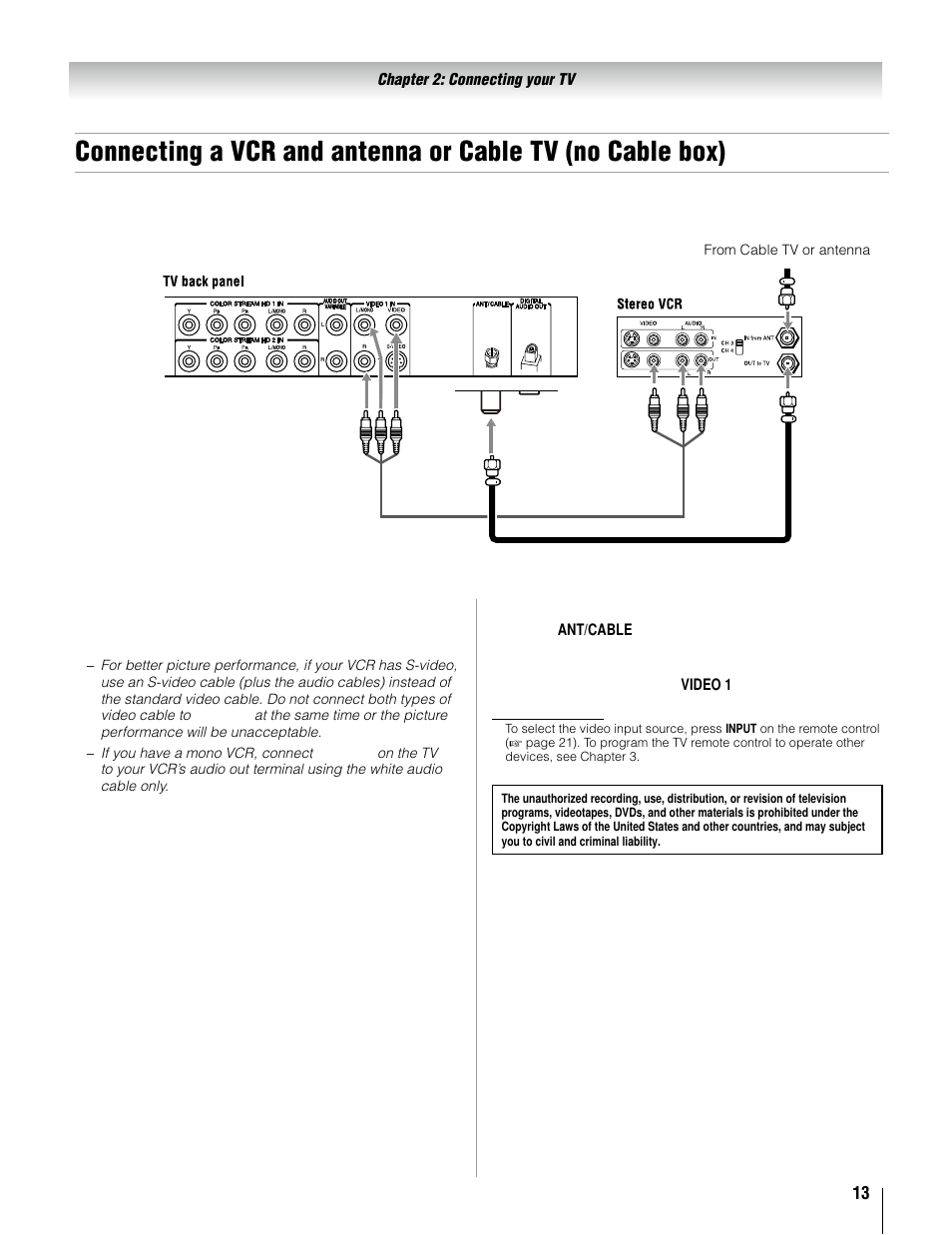 Toshiba 37AV52U User Manual | Page 13 / 62