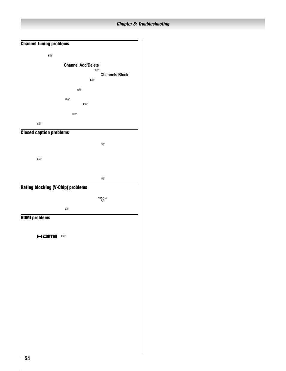 Toshiba 37AV52U User Manual | Page 54 / 62