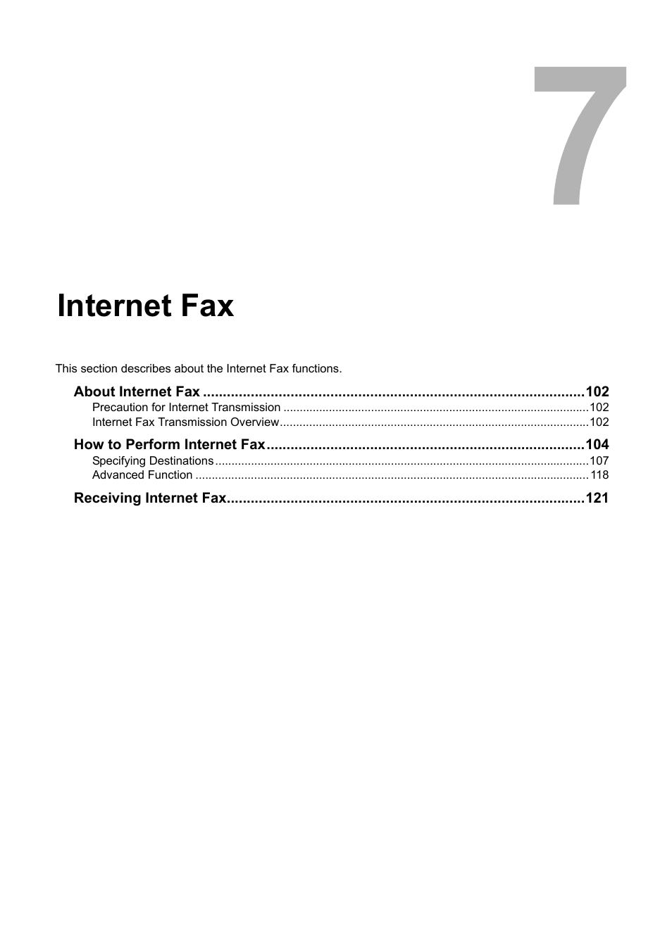 Internet fax, Chapter 7 | Toshiba ESTUDIO 3500C User Manual | Page 103 / 146