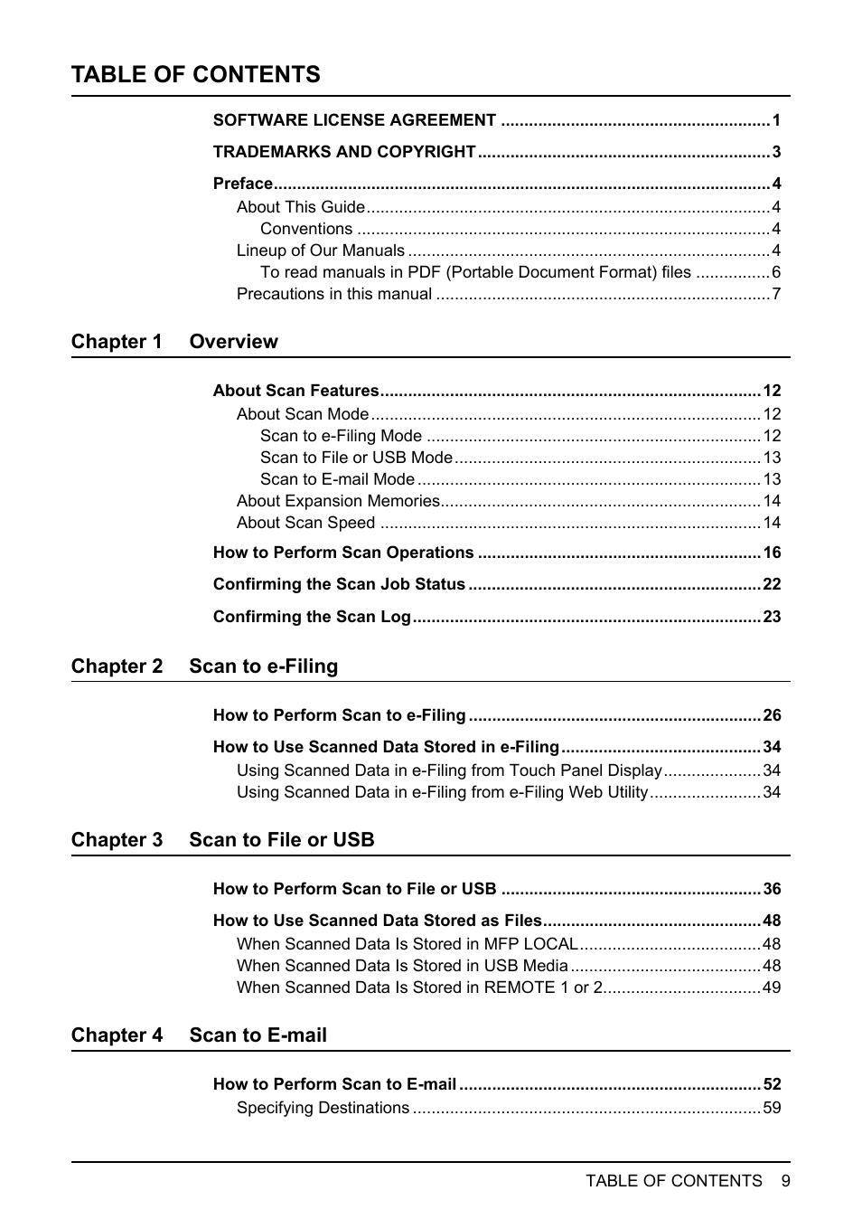 Toshiba ESTUDIO 3500C User Manual | Page 11 / 146