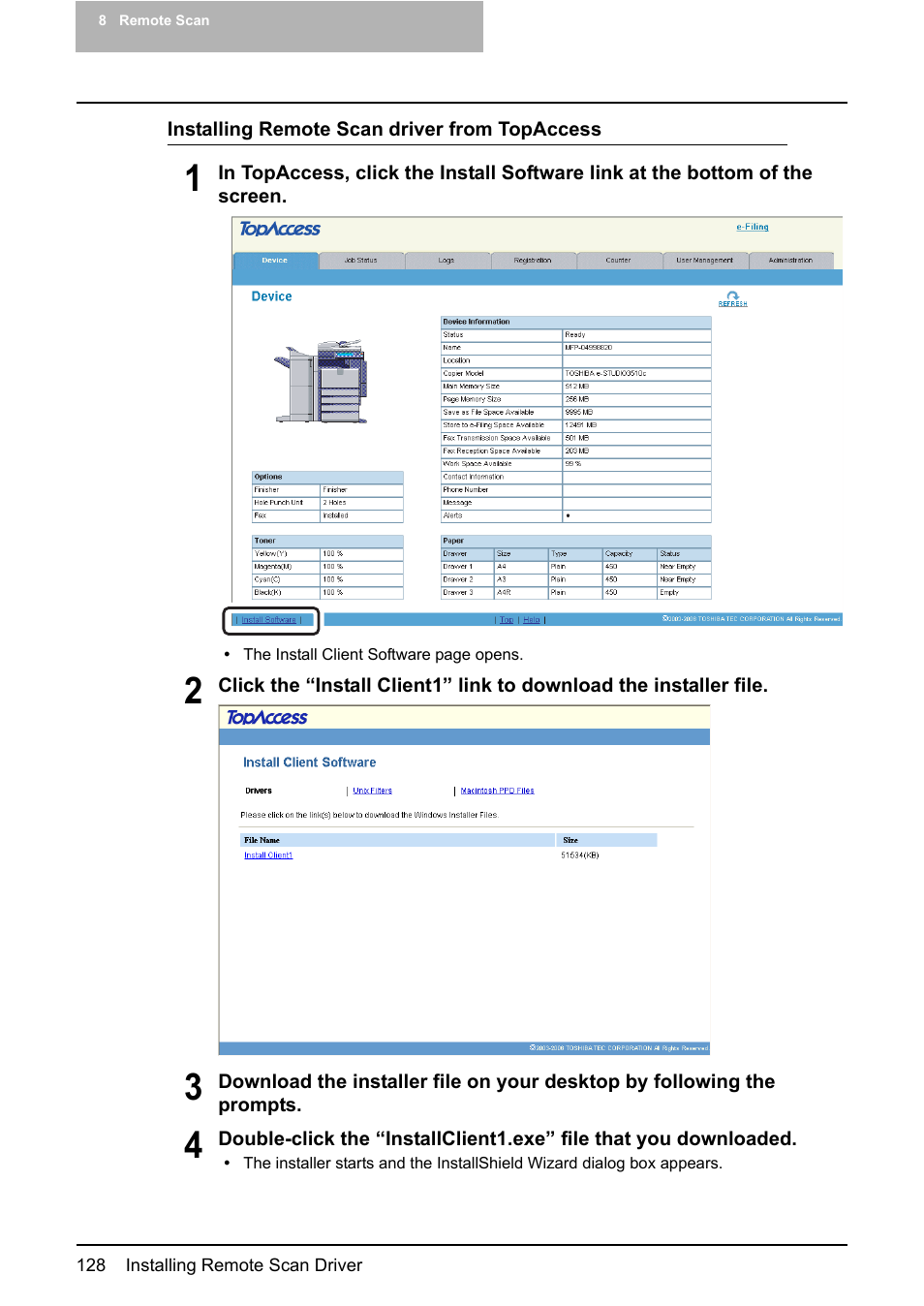 Toshiba ESTUDIO 3500C User Manual | Page 130 / 146