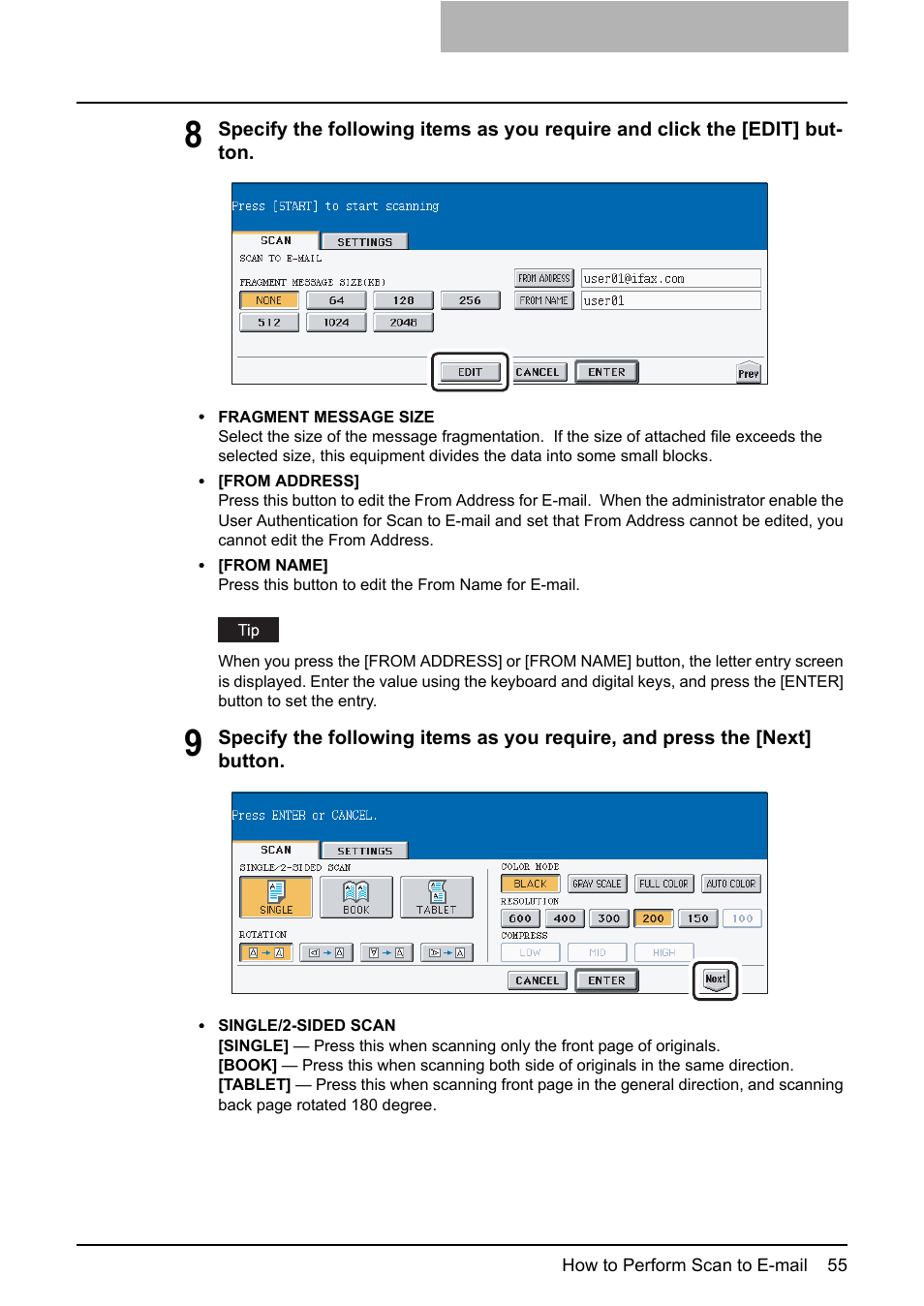 Toshiba ESTUDIO 3500C User Manual | Page 57 / 146
