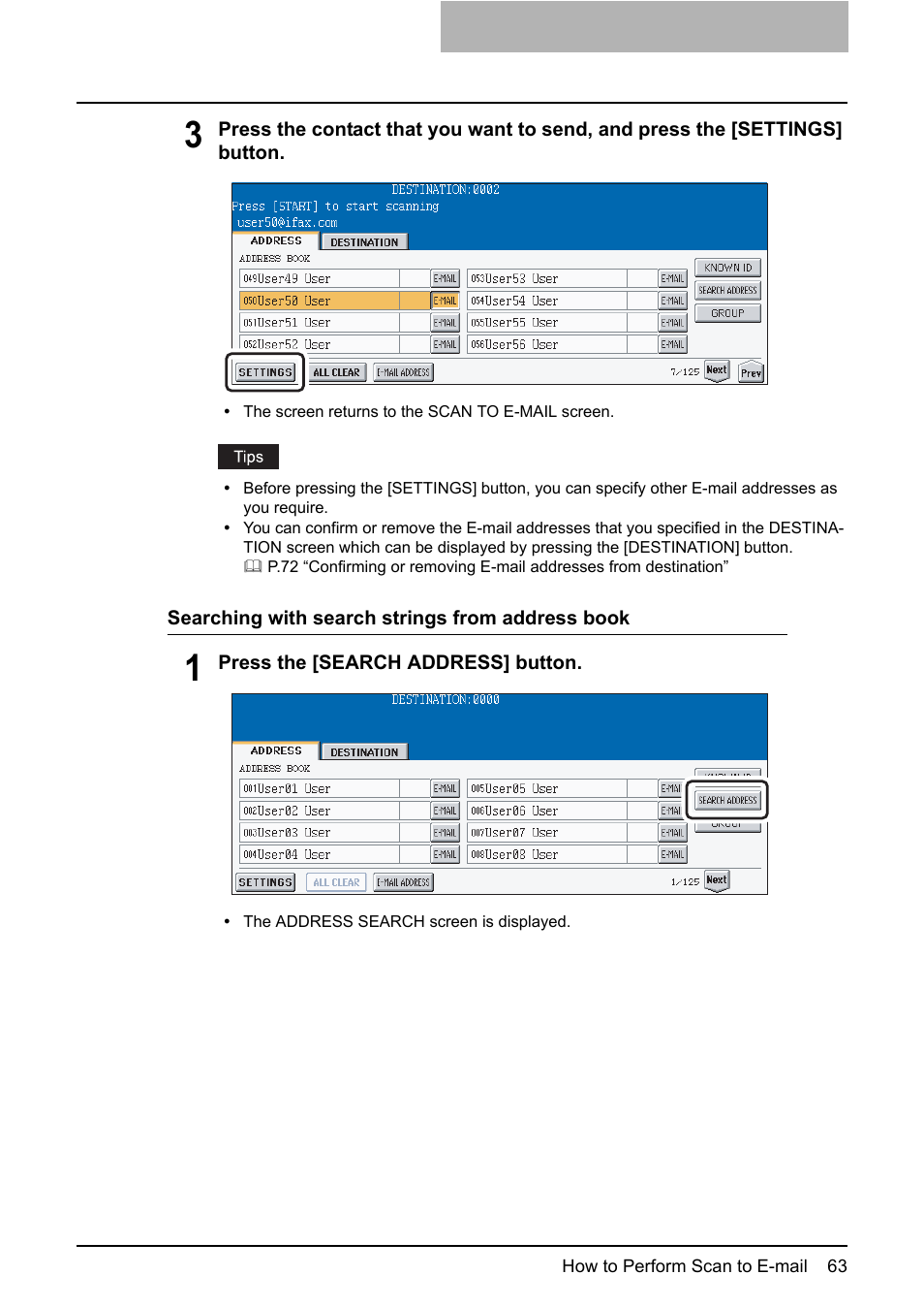 Toshiba ESTUDIO 3500C User Manual | Page 65 / 146
