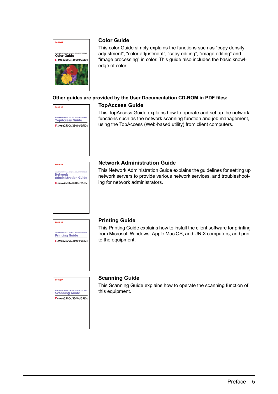 Toshiba ESTUDIO 3500C User Manual | Page 7 / 146