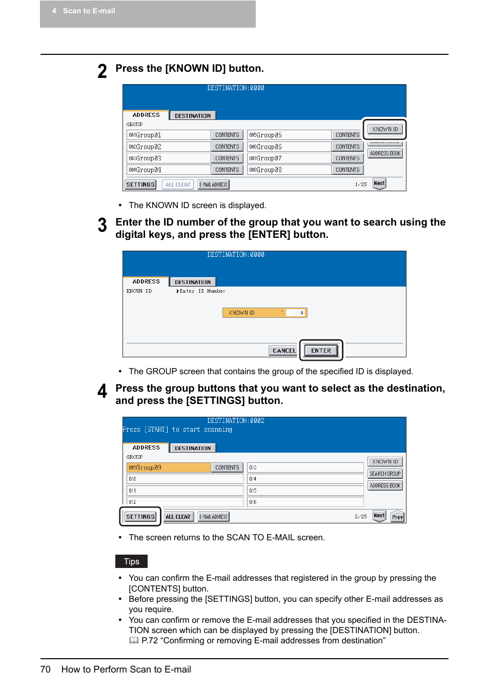 Toshiba ESTUDIO 3500C User Manual | Page 72 / 146