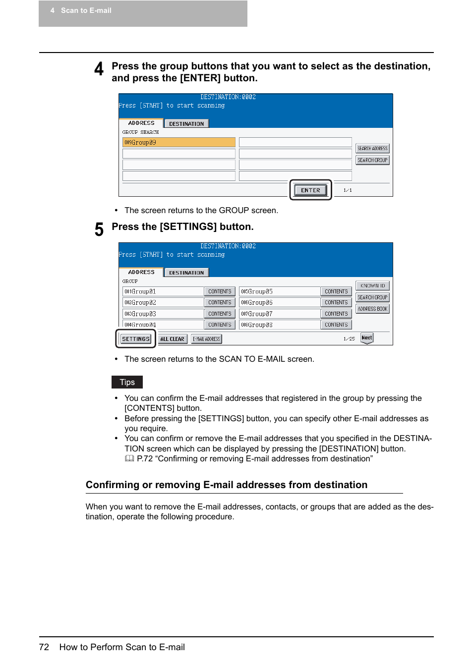 Toshiba ESTUDIO 3500C User Manual | Page 74 / 146