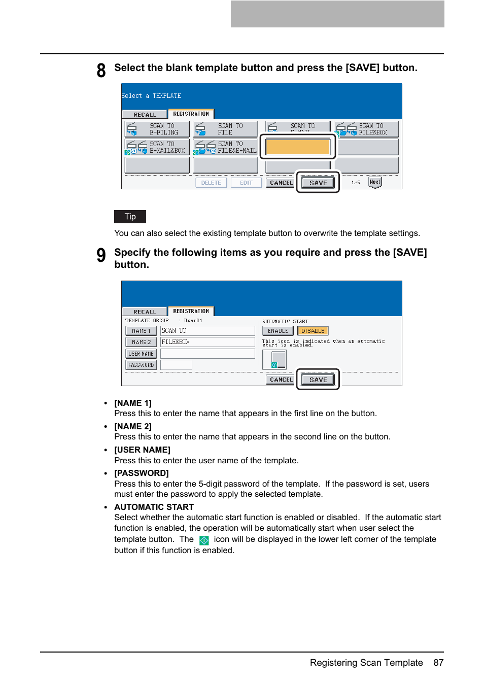 Toshiba ESTUDIO 3500C User Manual | Page 89 / 146