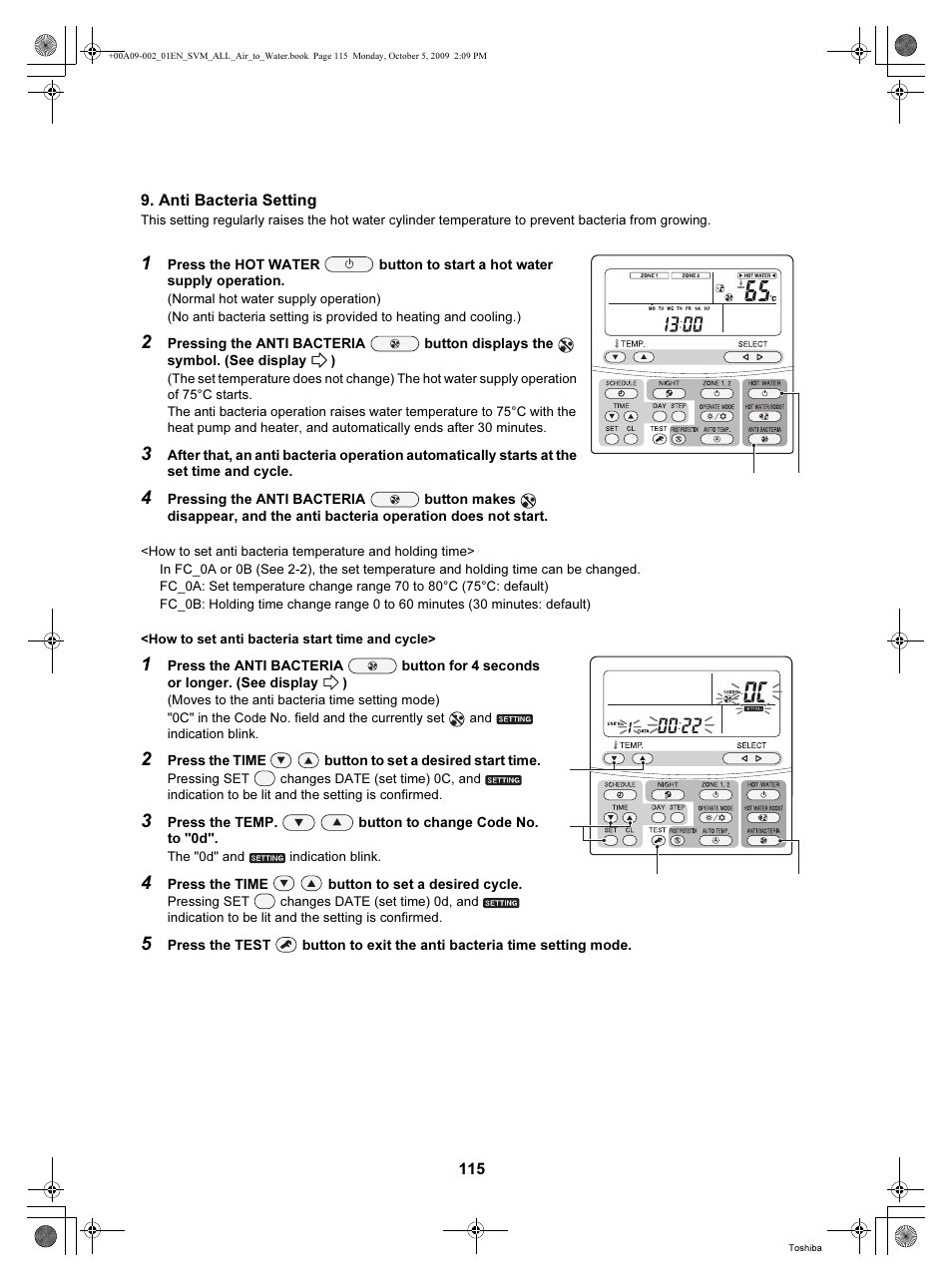 Toshiba HWS-802XWHT6-E User Manual | Page 116 / 168