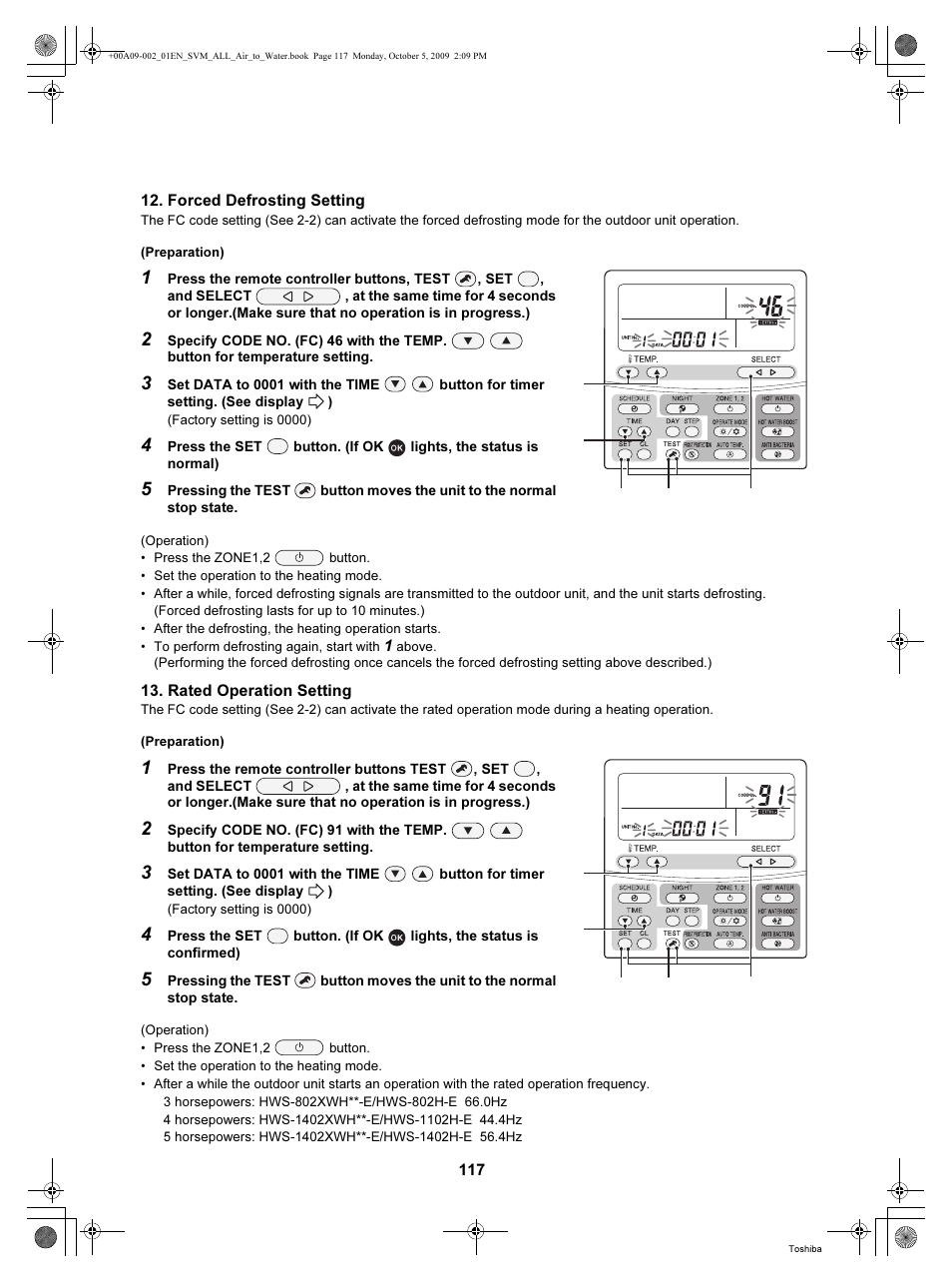 Toshiba HWS-802XWHT6-E User Manual | Page 118 / 168