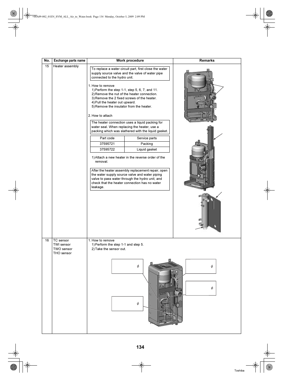 Toshiba HWS-802XWHT6-E User Manual | Page 135 / 168