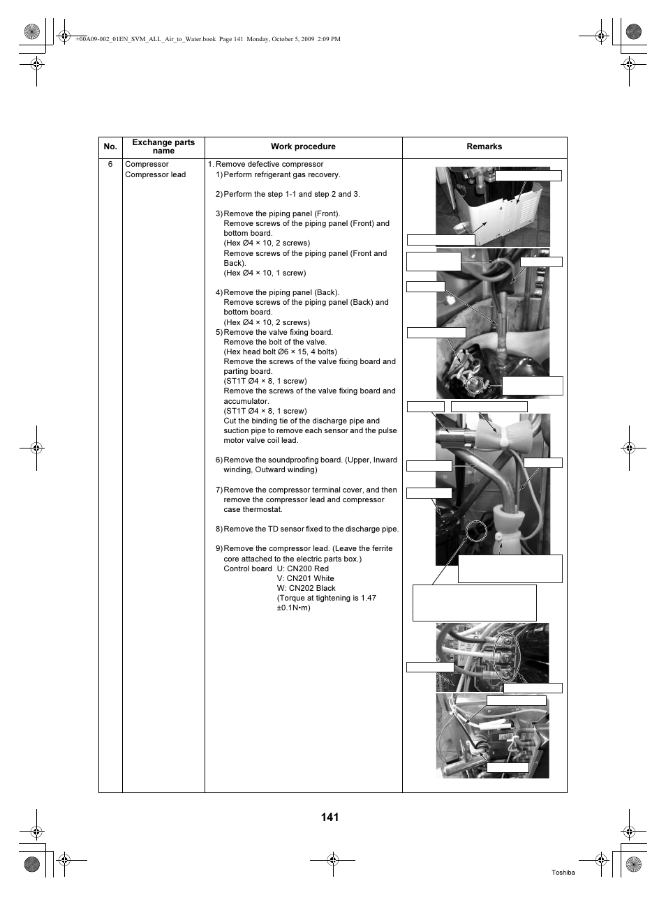 Toshiba HWS-802XWHT6-E User Manual | Page 142 / 168