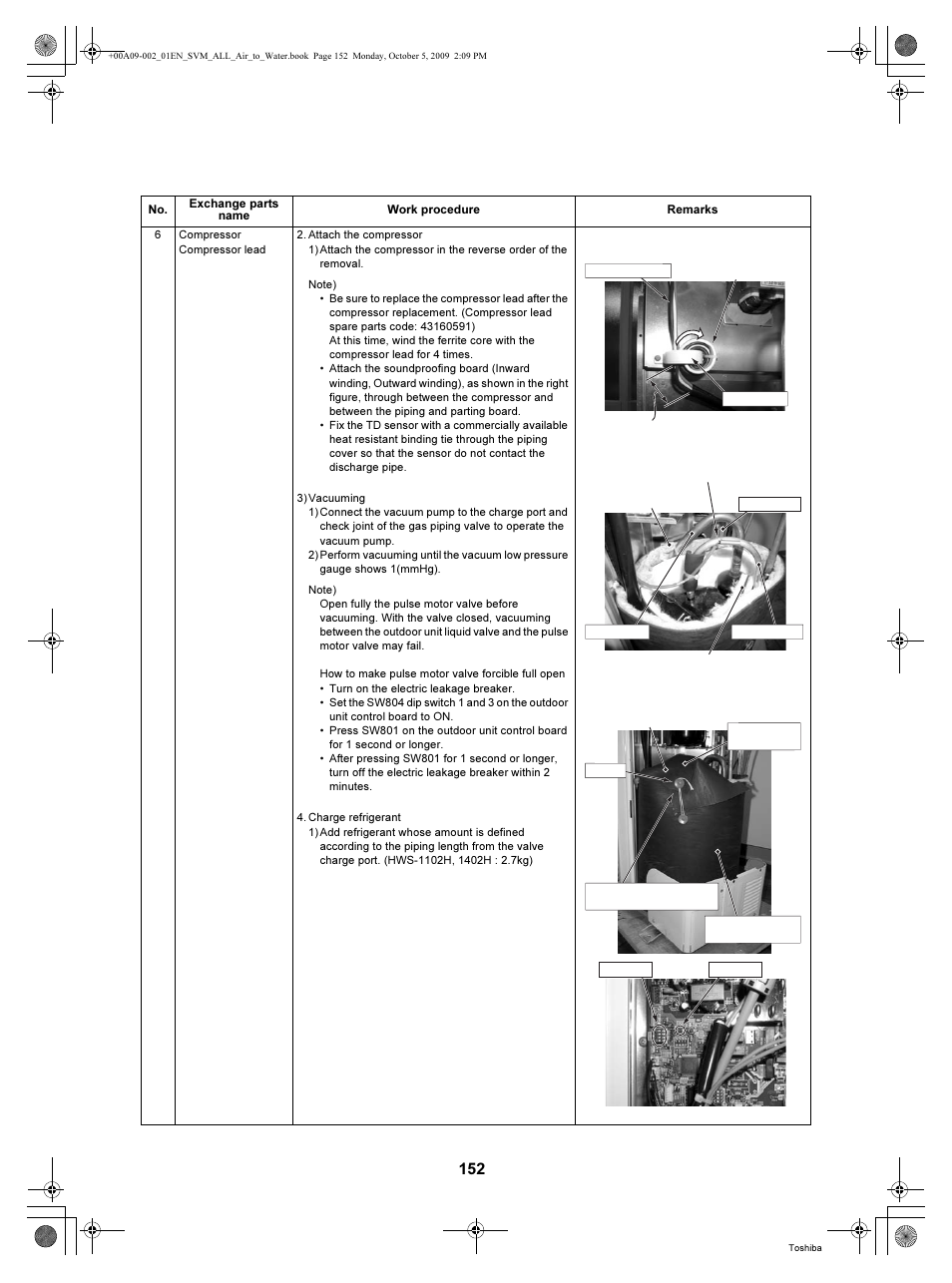 Toshiba HWS-802XWHT6-E User Manual | Page 153 / 168