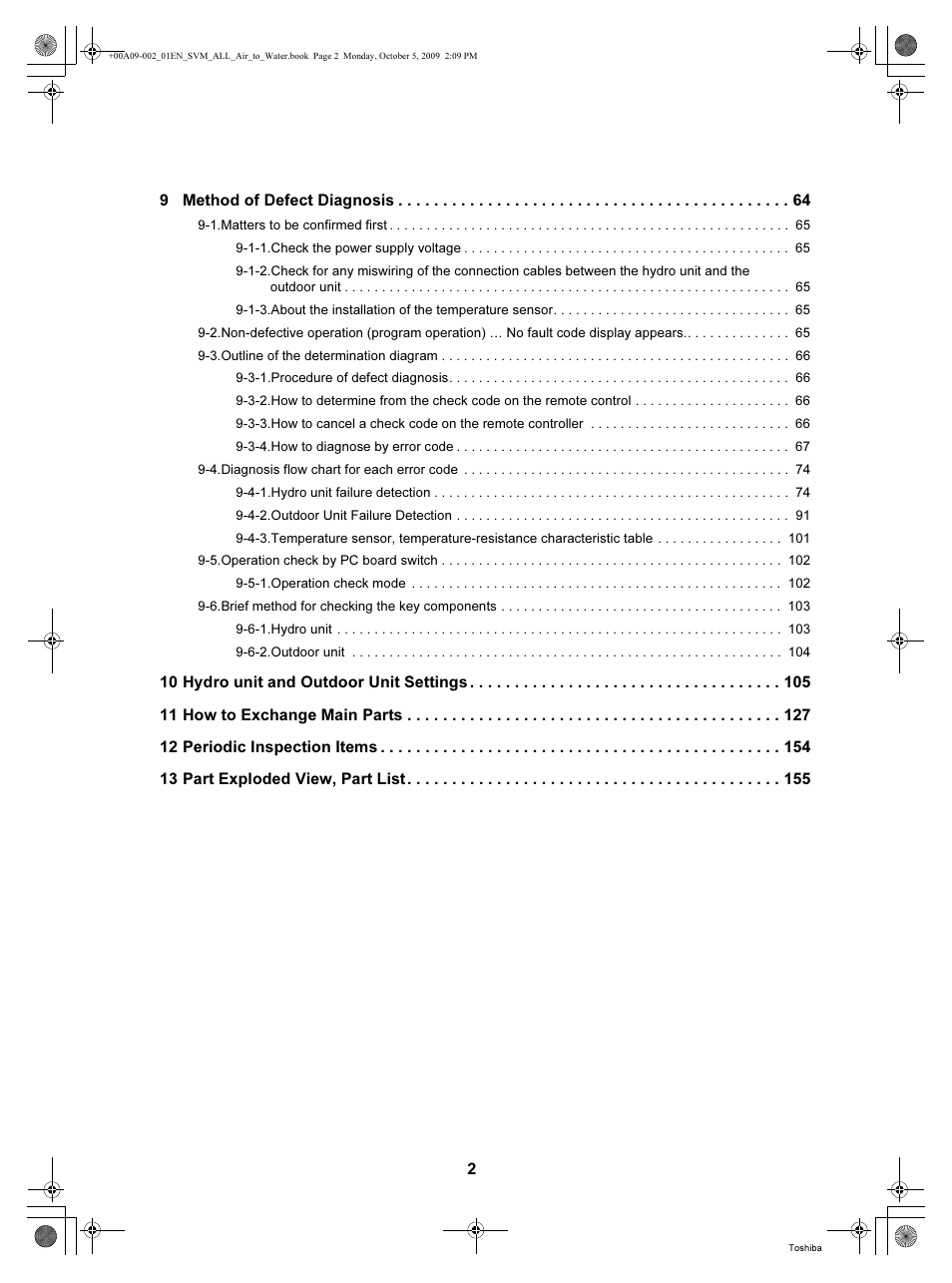 Toshiba HWS-802XWHT6-E User Manual | Page 3 / 168