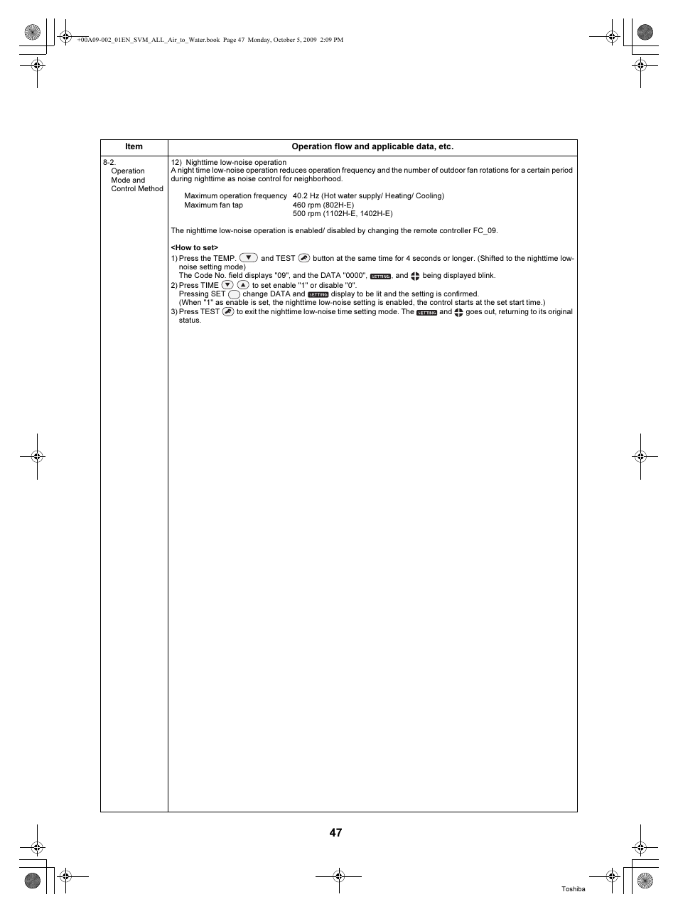 Toshiba HWS-802XWHT6-E User Manual | Page 48 / 168