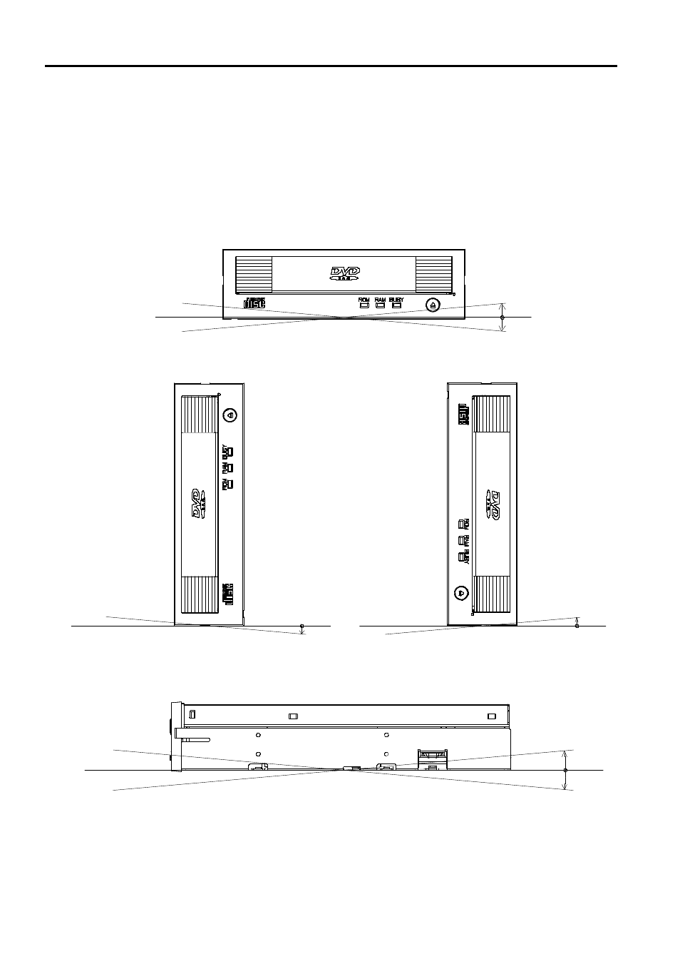2 mounting direction | Toshiba SD-W1111 User Manual | Page 16 / 34