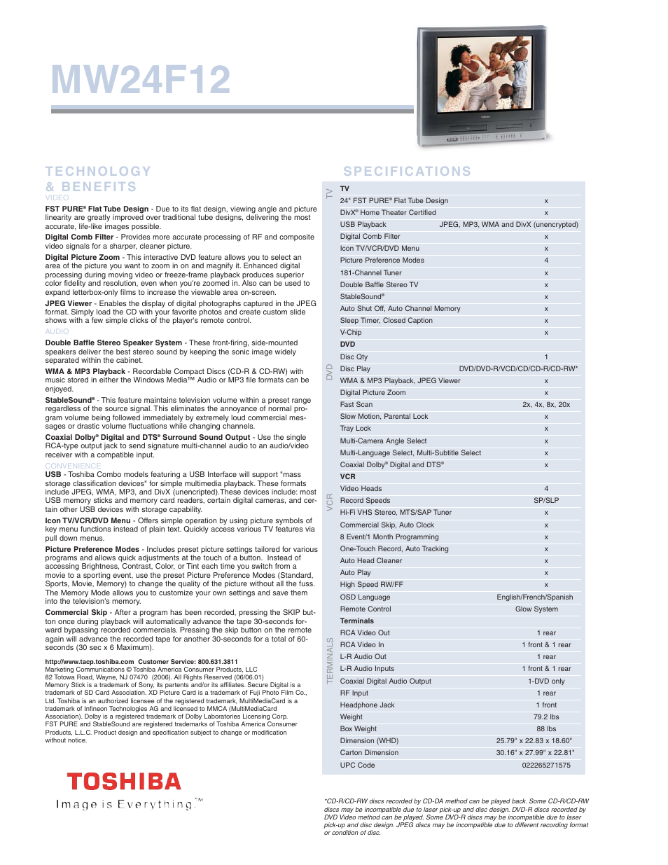 Mw24f12 | Toshiba MW24F12 User Manual | Page 2 / 2