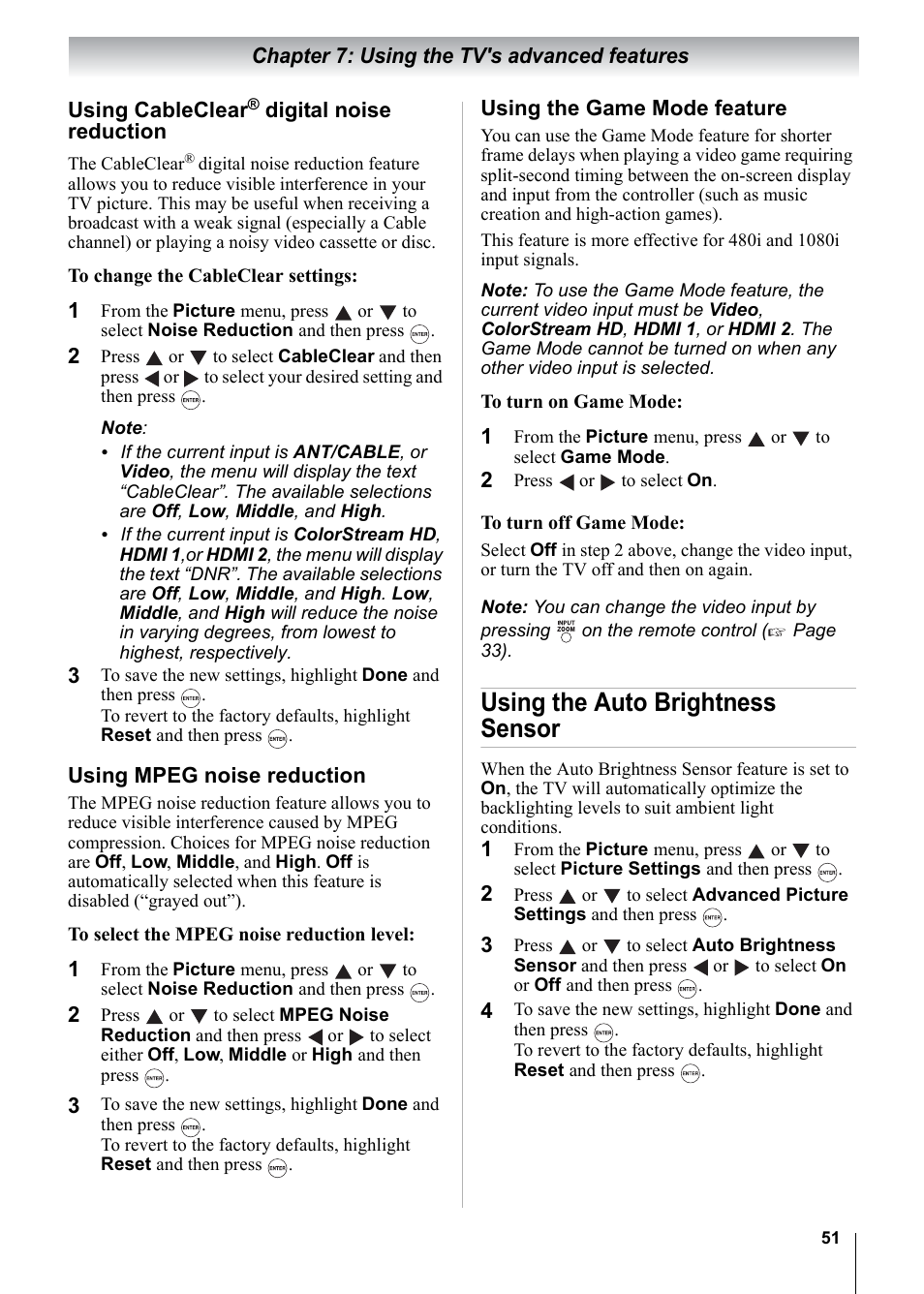 Using the auto brightness sensor | Toshiba 15CV101U User Manual | Page 51 / 88