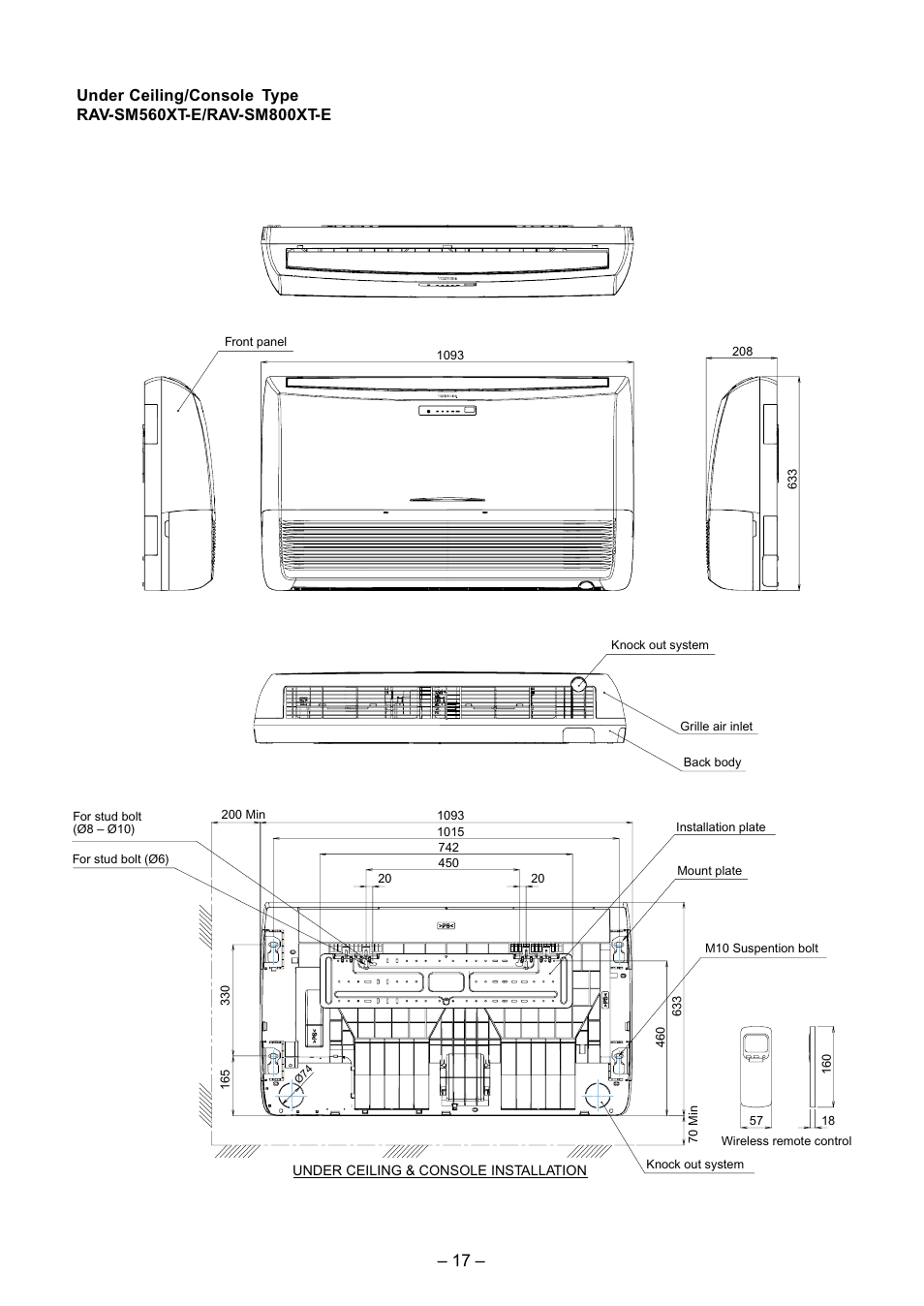 Toshiba RAV-SM560BT-E User Manual | Page 17 / 181