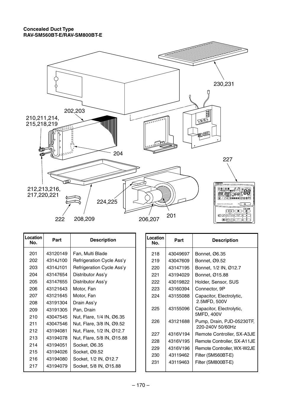 Toshiba RAV-SM560BT-E User Manual | Page 170 / 181