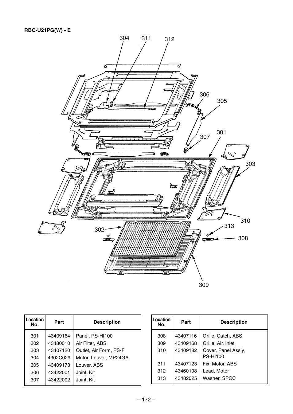 Toshiba RAV-SM560BT-E User Manual | Page 172 / 181