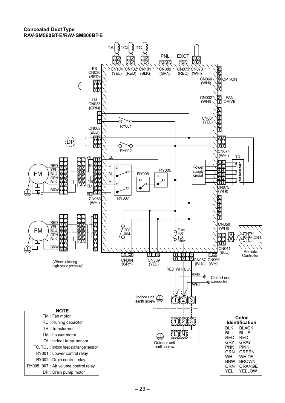 Dp fm | Toshiba RAV-SM560BT-E User Manual | Page 23 / 181