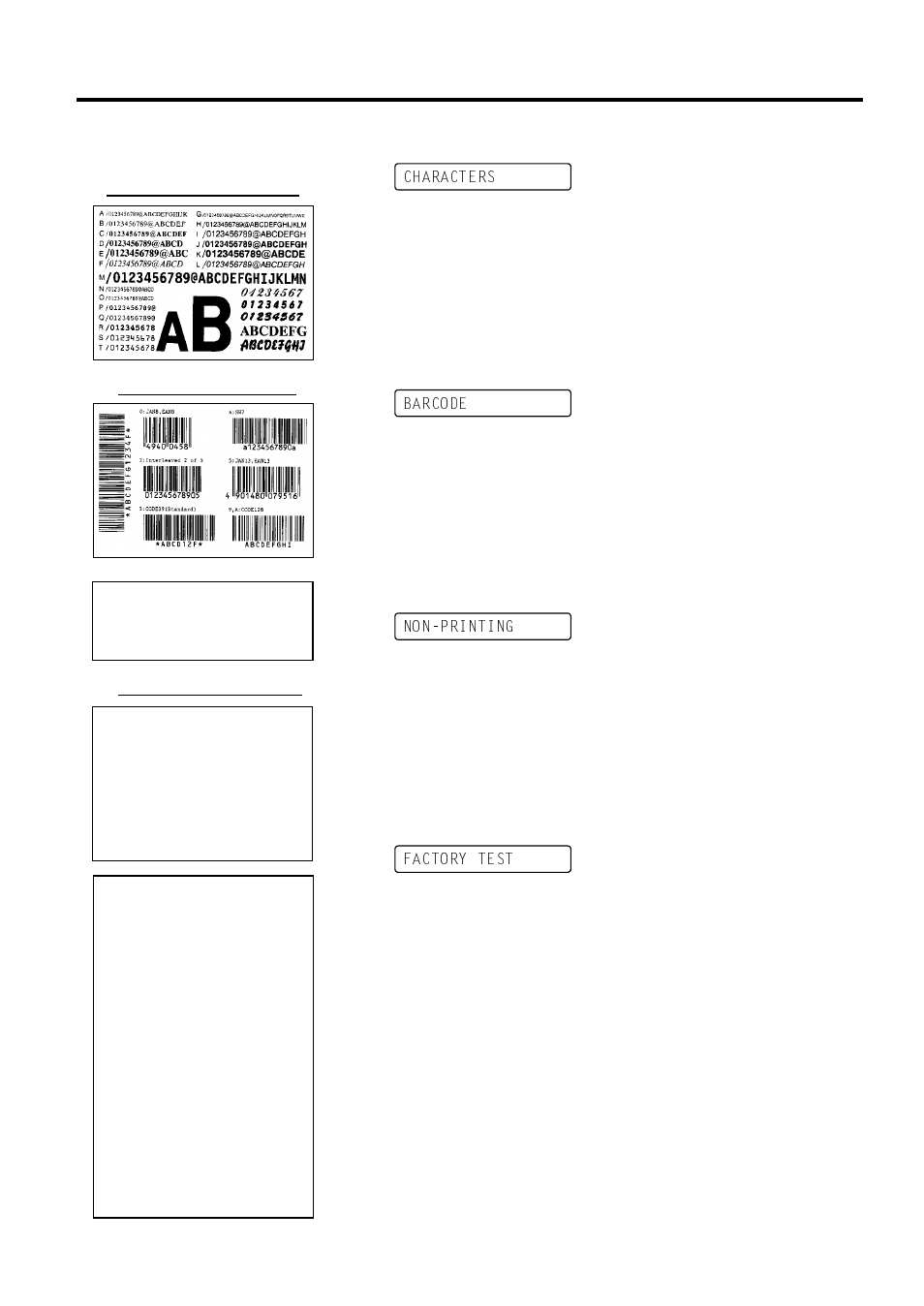 A4.6 test print (cont.) | Toshiba B-492L User Manual | Page 69 / 86