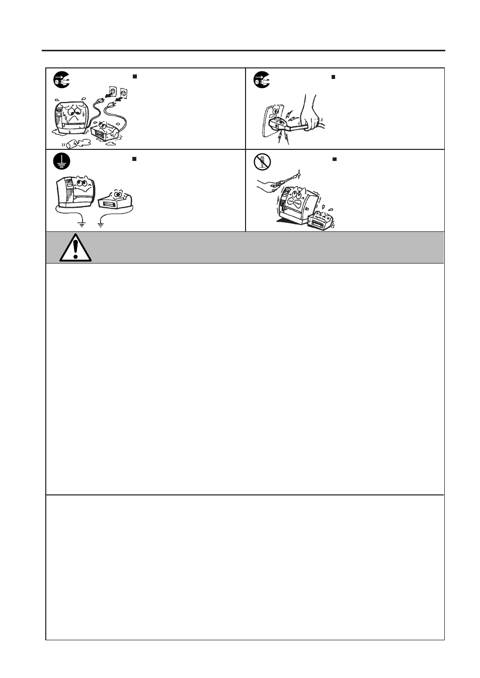 Precaution | Toshiba B-672-QP User Manual | Page 36 / 157