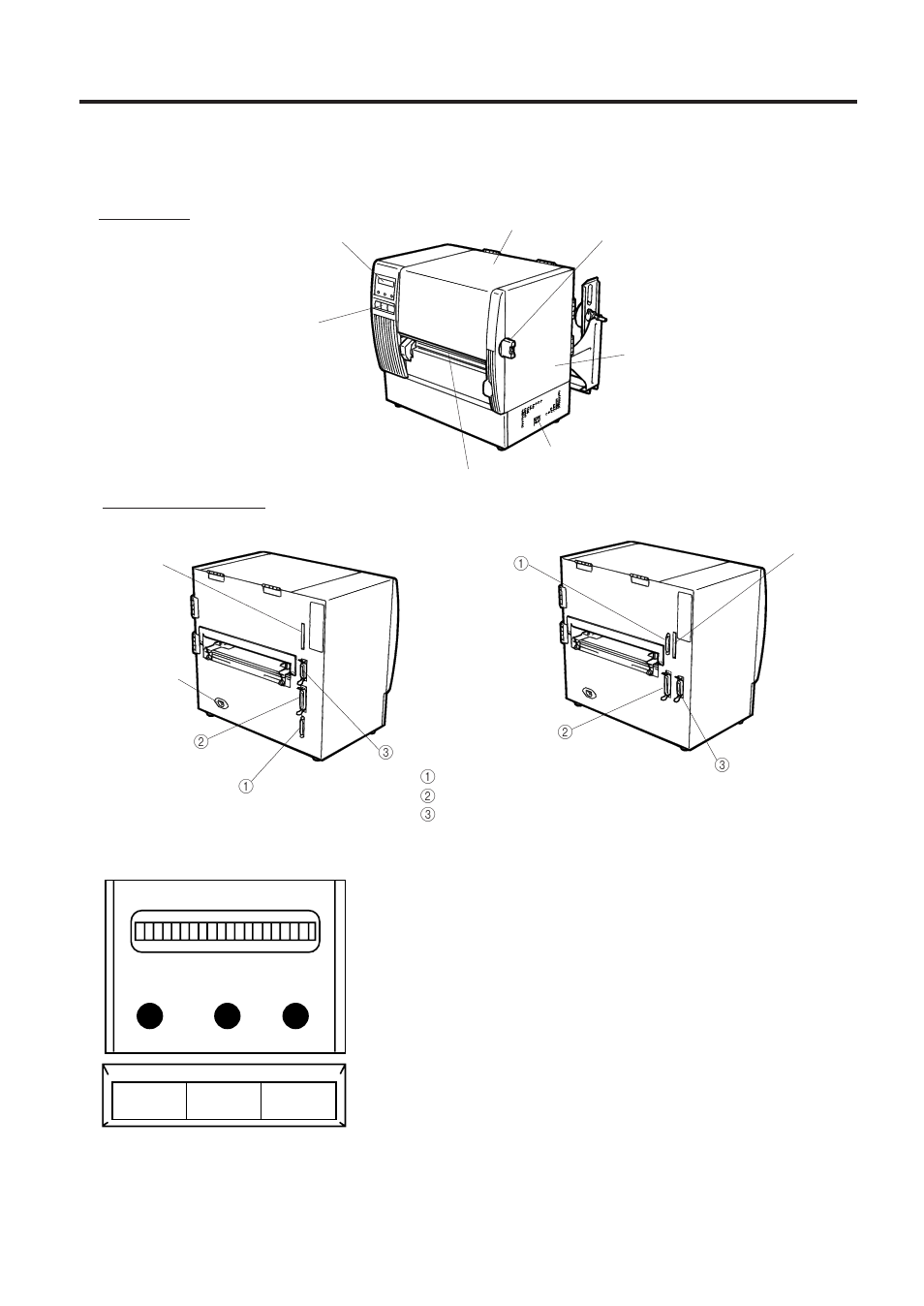 Vue generale, Face avant et arriere, Panneau de controle | 1 face avant et arriere, 2 panneau de controle | Toshiba B-672-QP User Manual | Page 42 / 157