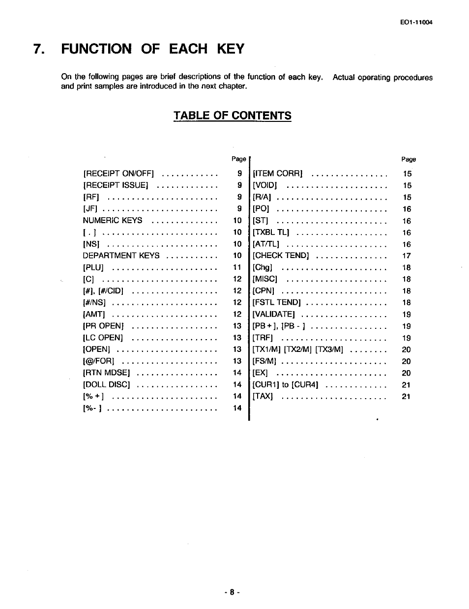 Toshiba TEC MA-227-100 User Manual | Page 11 / 94