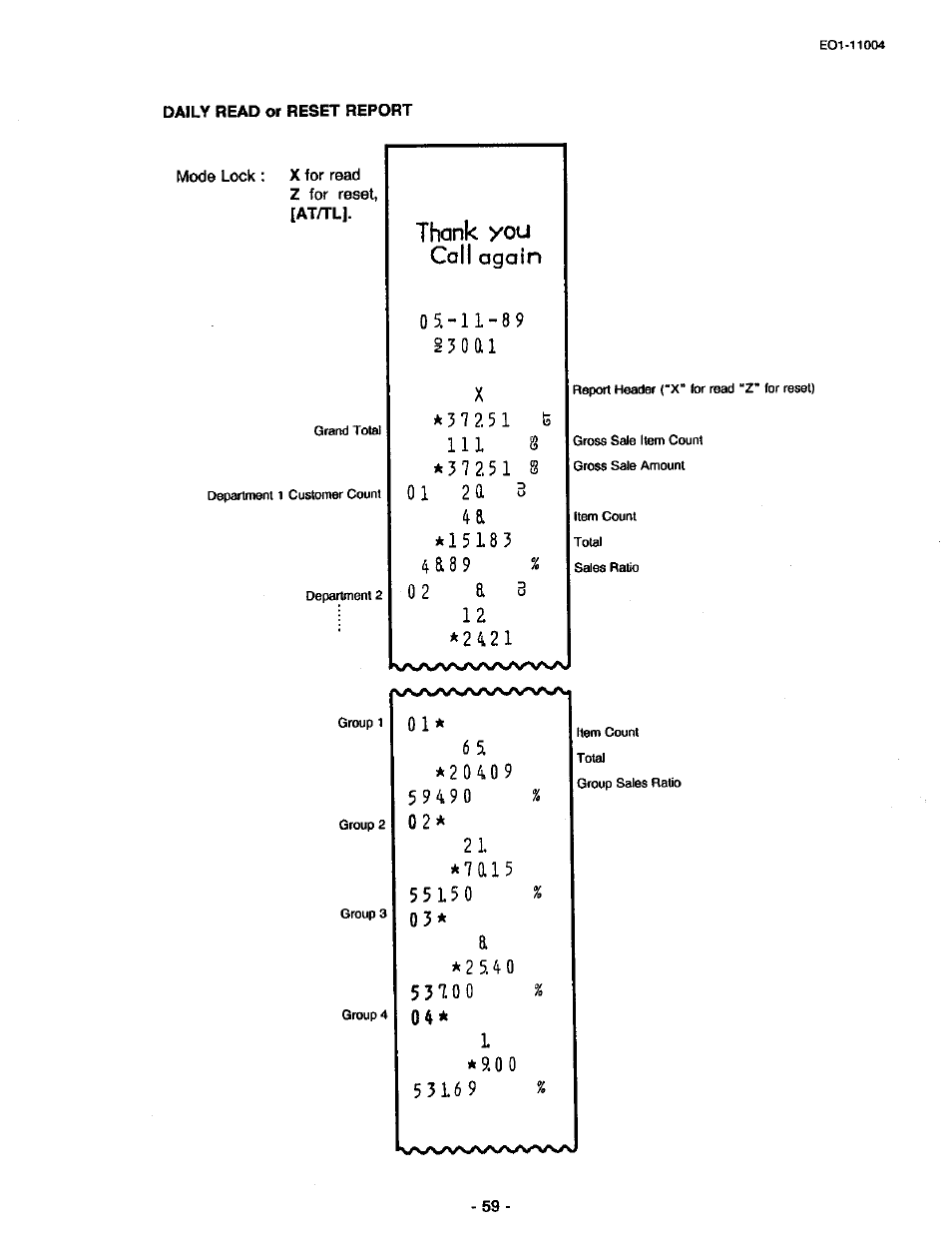 Call again | Toshiba TEC MA-227-100 User Manual | Page 62 / 94