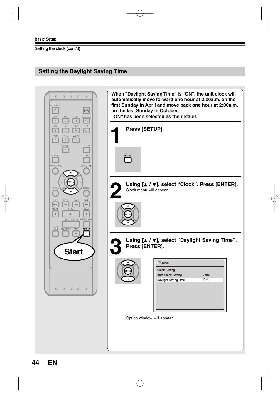 Start | Toshiba D-RW2SU User Manual | Page 44 / 48