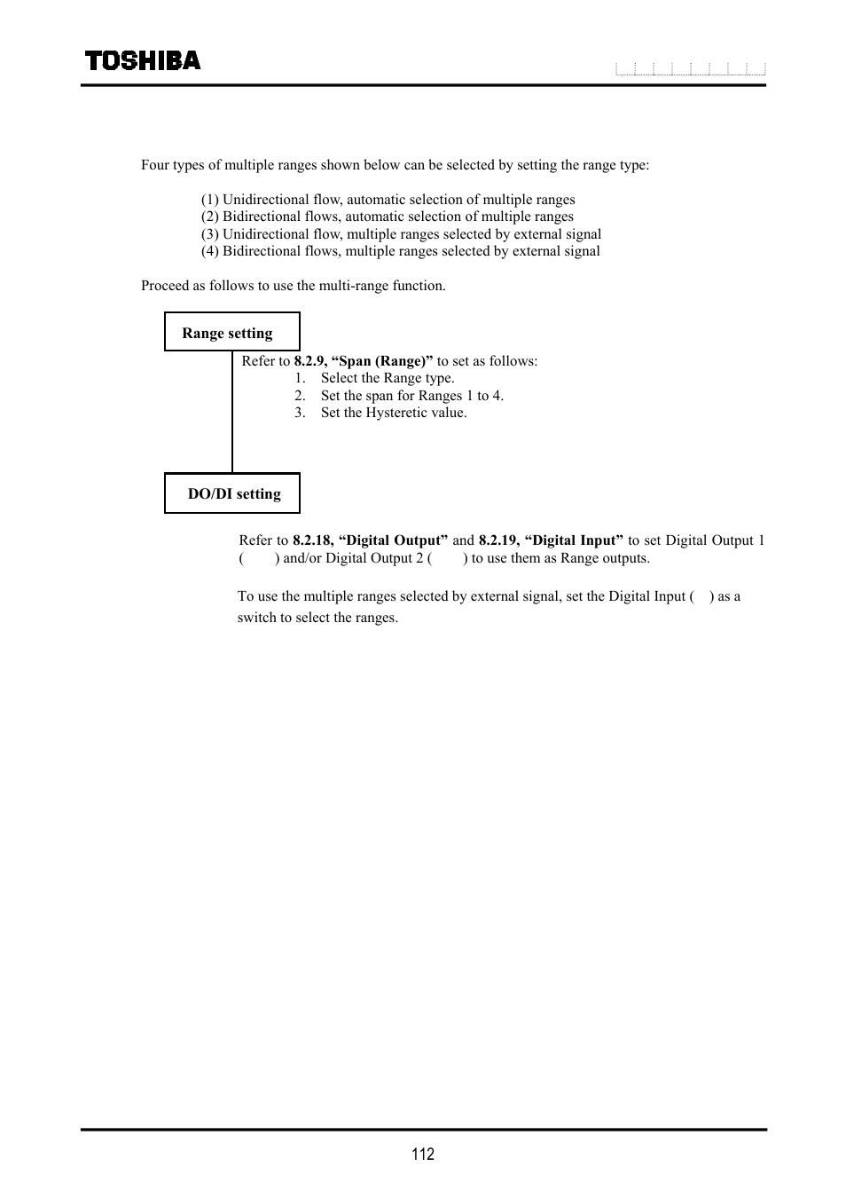 3 multi-range function | Toshiba LF516 User Manual | Page 113 / 157